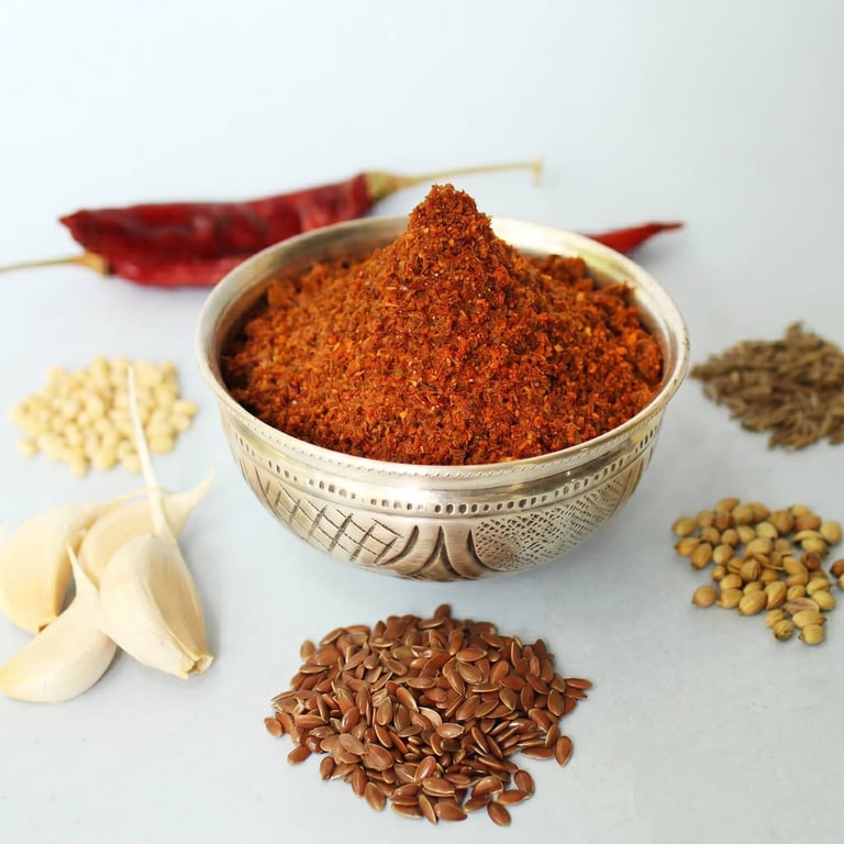 Tenali Ruchulu Flax Seeds Karam -500 gms