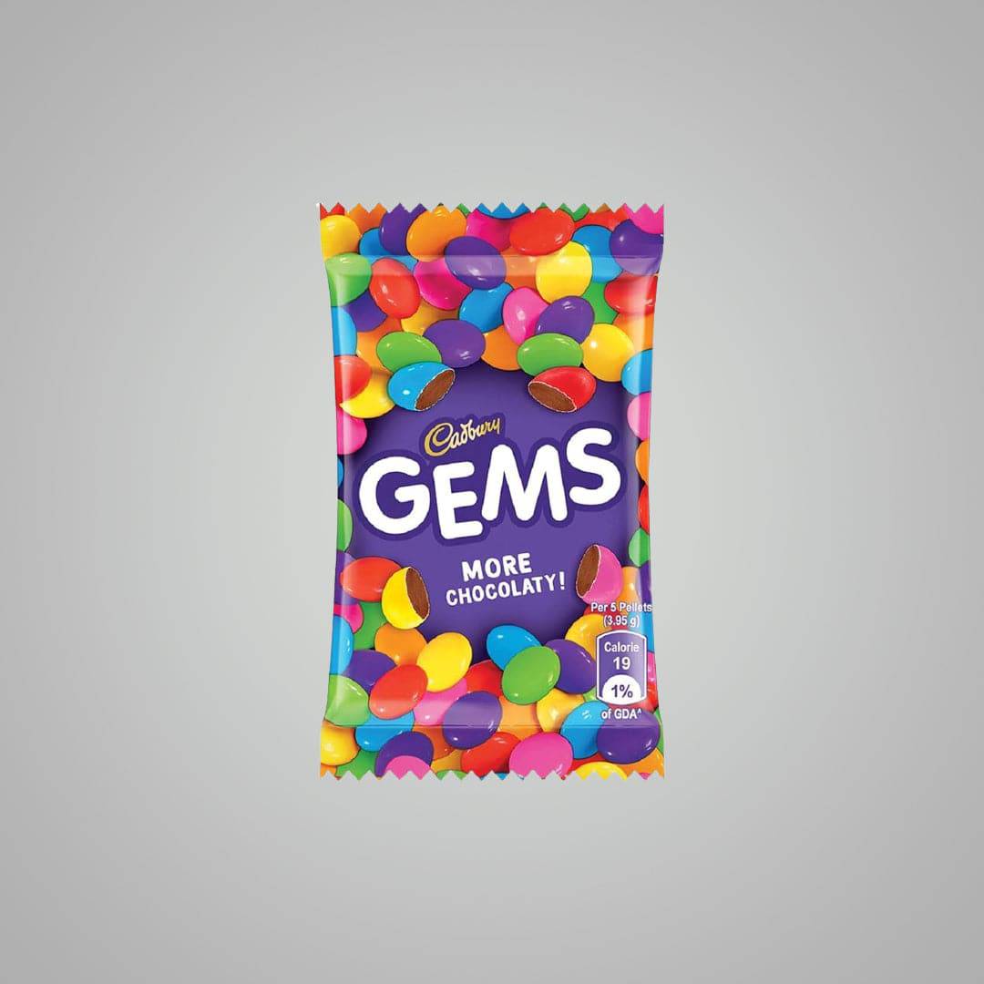 Cadbury Gems  Pack of 10 - 50 gms - India shopping