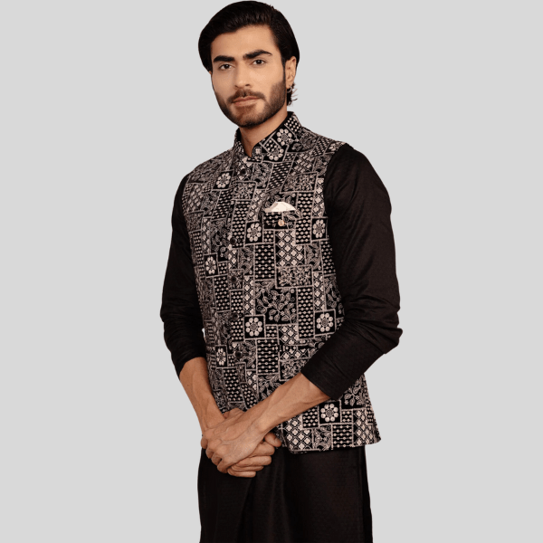 Black Color Plain Kurta Pajama - India shopping