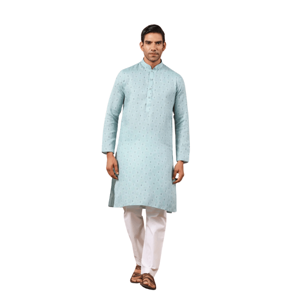 Kurta Pajama For Men | Sky Blue - India shopping