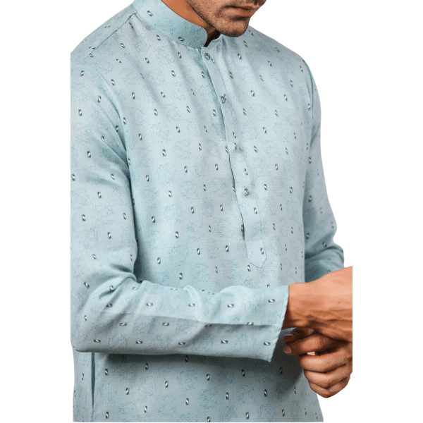 Kurta Pajama For Men | Sky Blue - India shopping