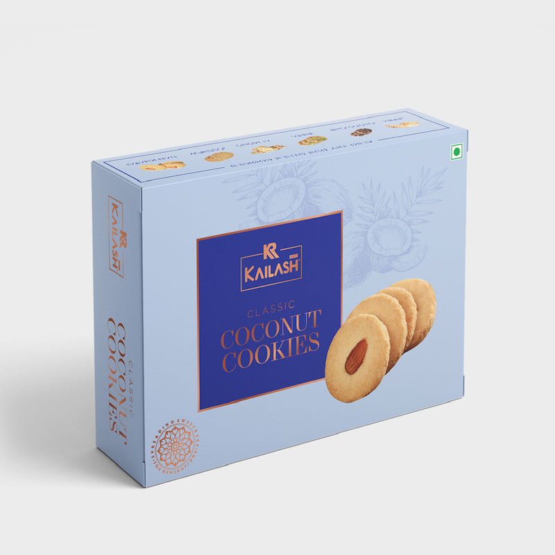 Kailash Sweets & Snacks  Coconut Cookies - 400 gms