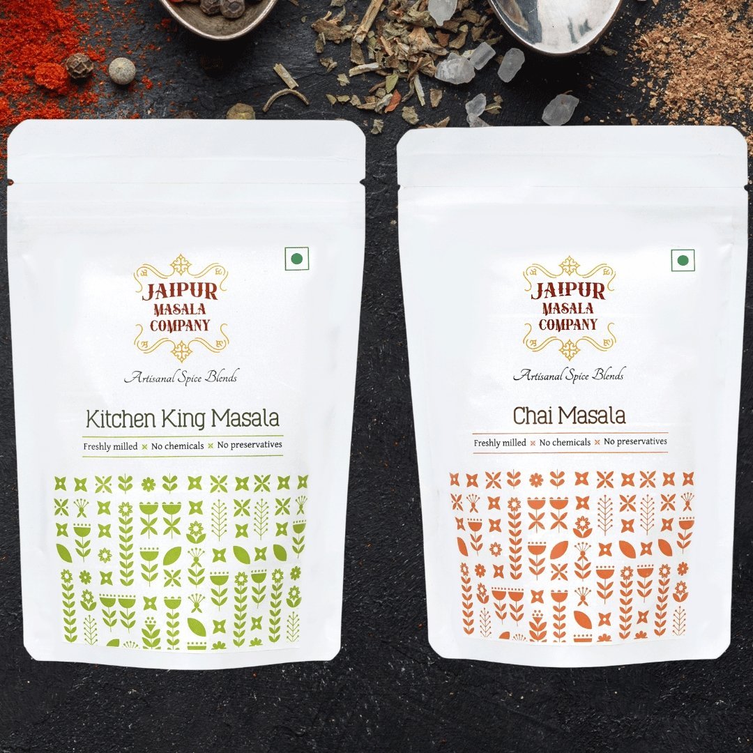 Jaipur Masala Company Combo Pack - Chai Masala & Kitchen King Masala