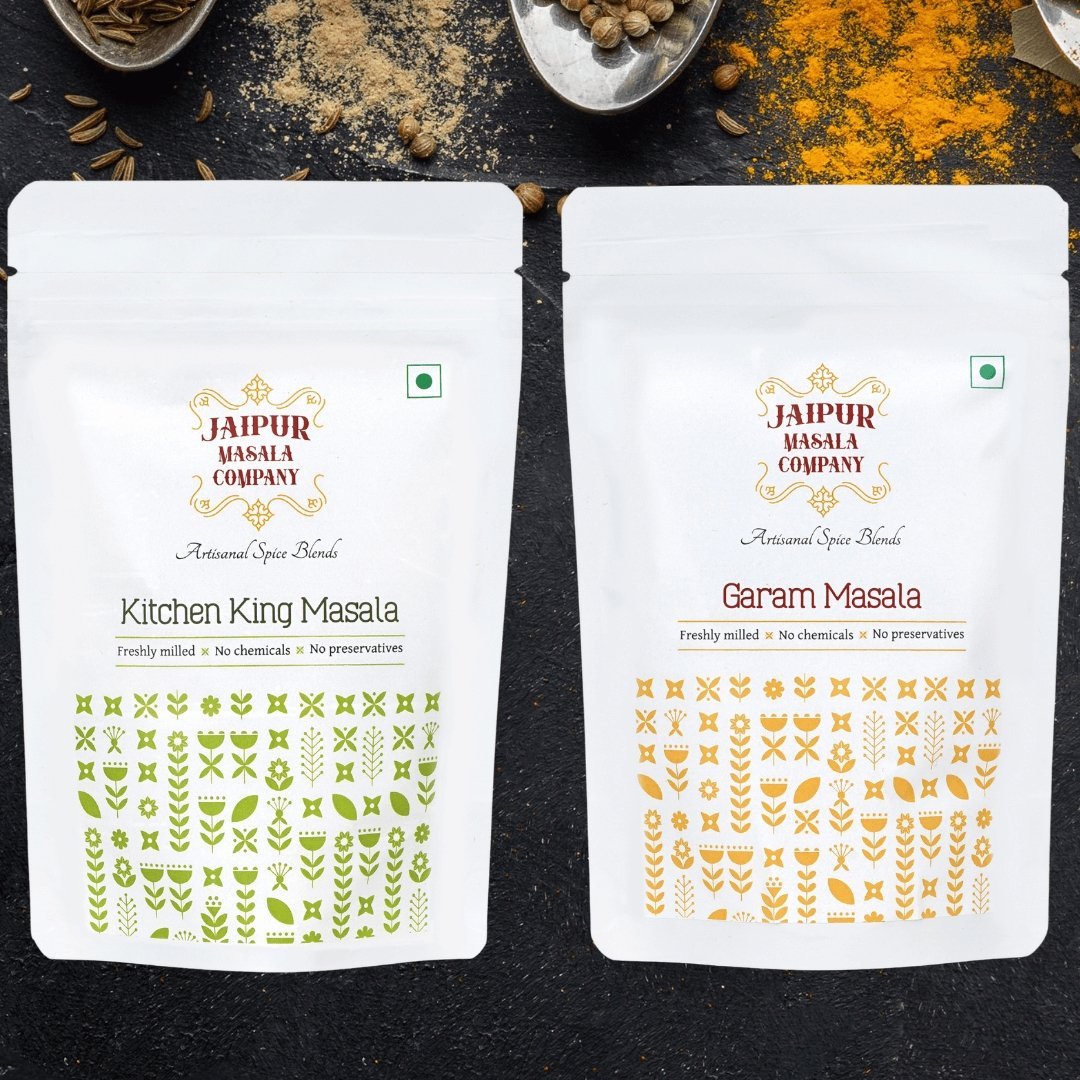 Jaipur Masala Company Combo Pack - Garam Masala & Kitchen King Masala