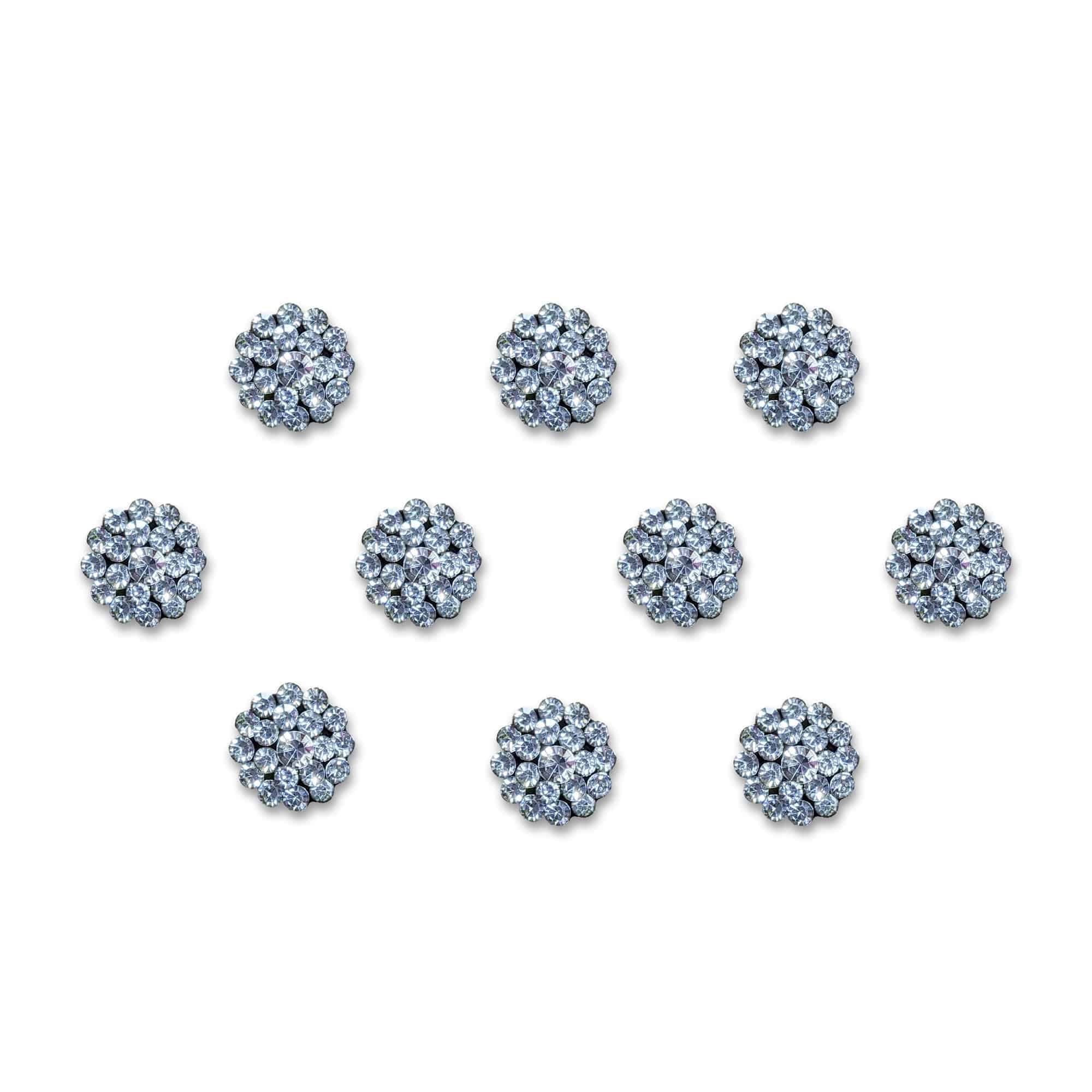 Comet Busters Silver Stones Bindi (BIN2017) - India shopping