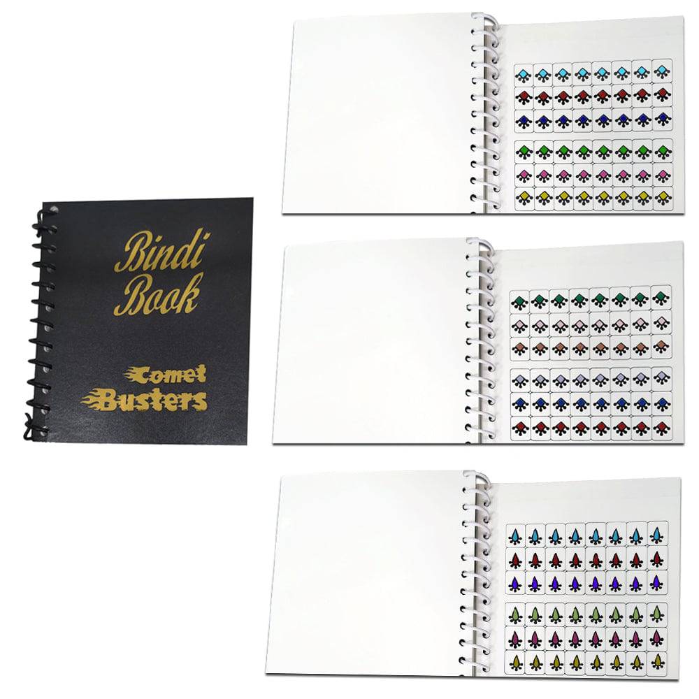 Comet Busters The Mini Bindi Book 5 - 384 Basic Bindis (Multicolor) - India shopping