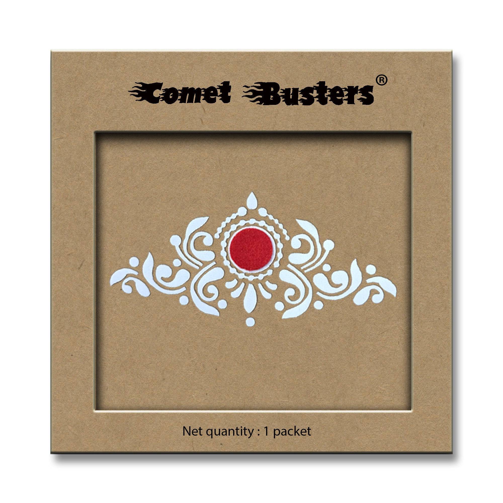 Comet Busters Traditional Bridal Bengali Wedding Bindi for Women (BIN1979) - India shopping