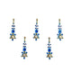 Comet Busters Traditional Long Blue Bindis (BIN029)