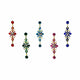 Comet Busters Traditional Long Multicolor Bindi with Stones (BIN1766)