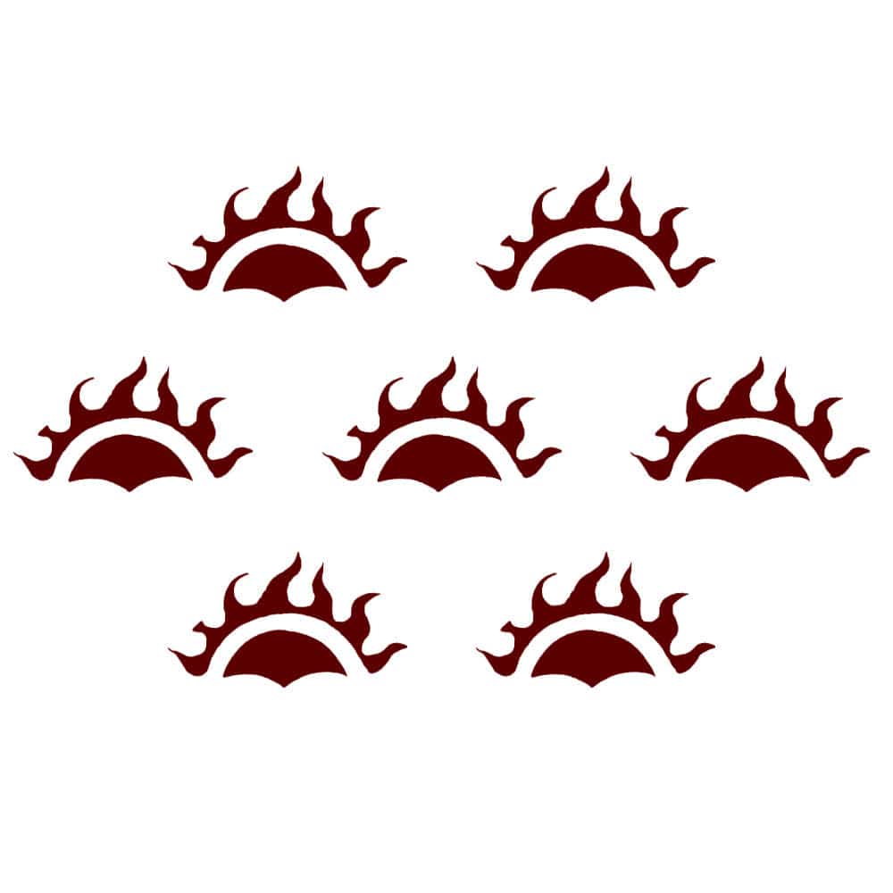 Comet Busters Traditional Maroon Sun Bindis (BIN1248) - India shopping