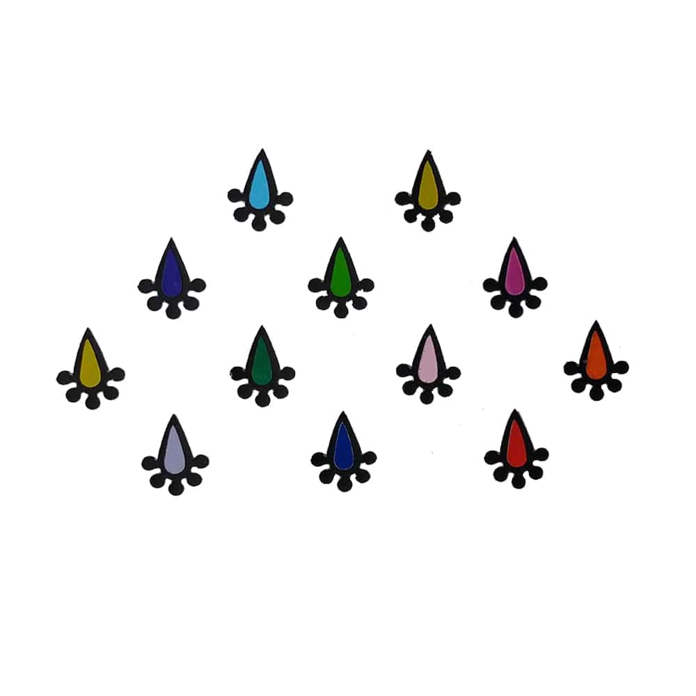 Comet Busters Traditional Multicolor Bindi (BIN223) - India shopping