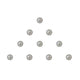 Comet Busters White Pearl Bindis (5 mm) (BIN477)