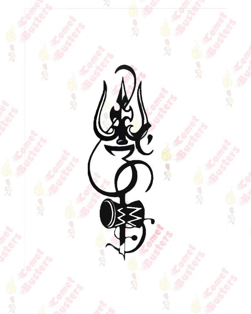 Comet Busters Spritual Temporary Tattoo Sticker (BJ050) - India shopping