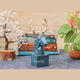 Resin Deer Head Animal -Showpiece