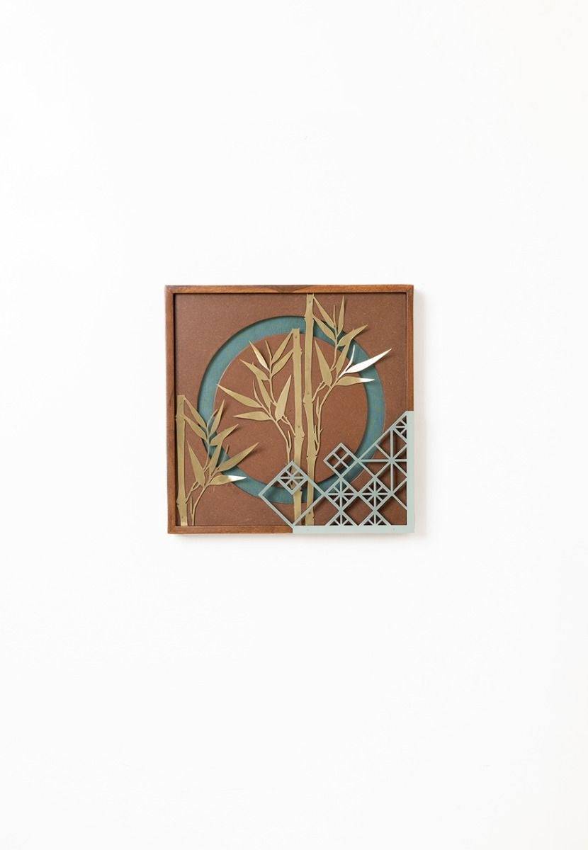 Bamboo Tree Wall Frame - India shopping