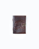 Brown Leather Elephant Motif Embossed Diary