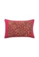 Maroon Hand-Woven Cotton Pillow Cover