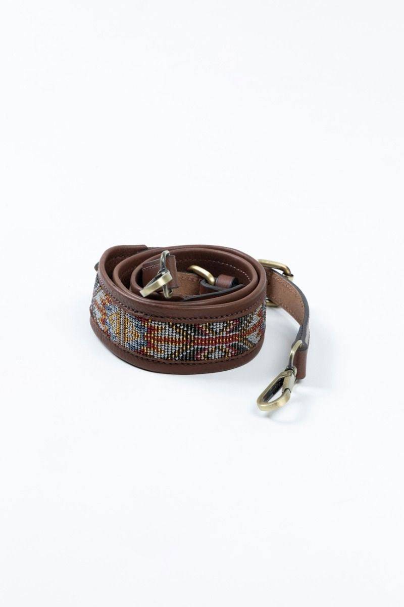 Multicolor Leather Bag Belt - India shopping