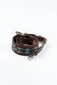 Mutlicolor Leather Bag Belt