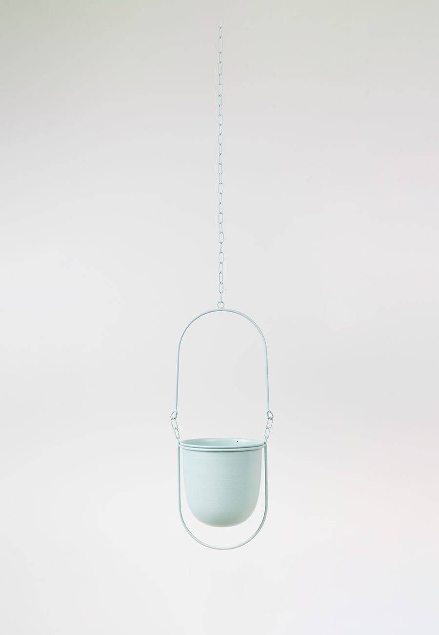 Powder Coated Aluminium Hanging Planter - India shopping