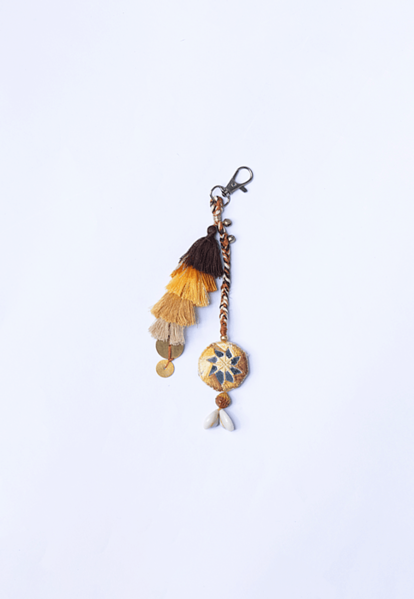 Shades of Brown Keychain - India shopping