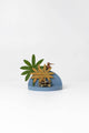 Tropical Tree with Bird Candle Stand