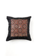 Black Hand-Woven Cotton Cushion Cover