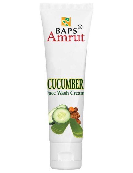 BAPS Amrut Cucumber Face Wash Cream | 100 Ml