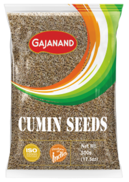 Gajanand Masala Cumin Seeds 500 gms