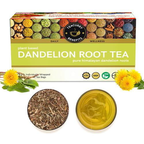 TeaCurry Dandelion root tea 30 Tea Bags