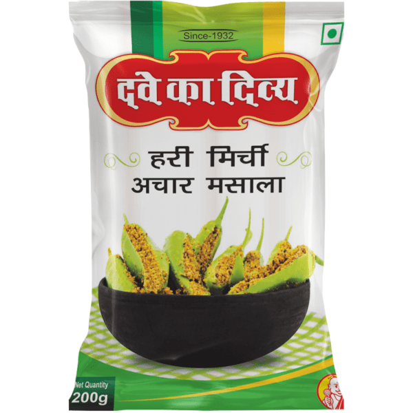 Dave Ka Divya Hari Mirchi Achar Masala - 200 gms - India shopping