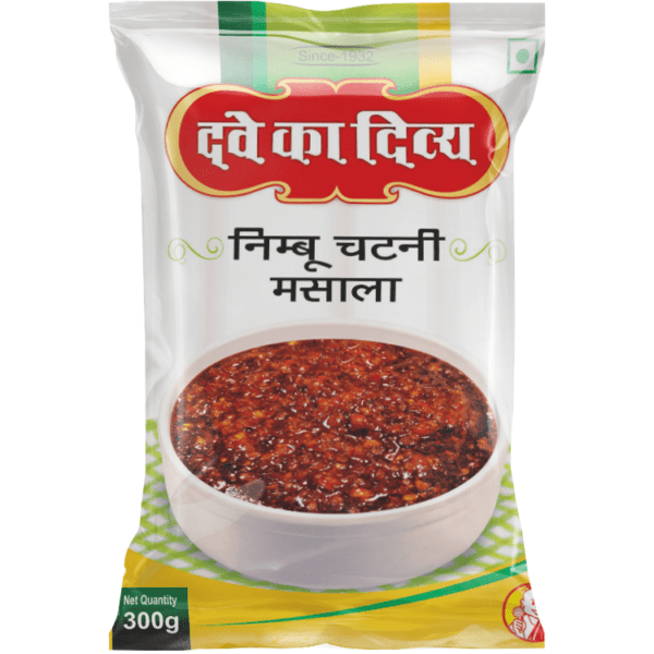 Dave Ka Divya Nimbu Chatni Achar Masala - 300 gms - India shopping