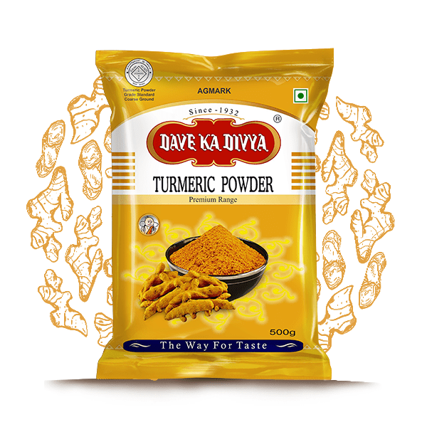 Dave Ka Divya Premium Haldi Powder - 500 gms - India shopping