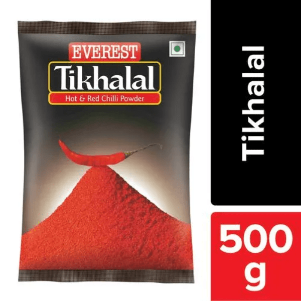 Everest Tikhalal Chilli Powder - 500 gms - India shopping