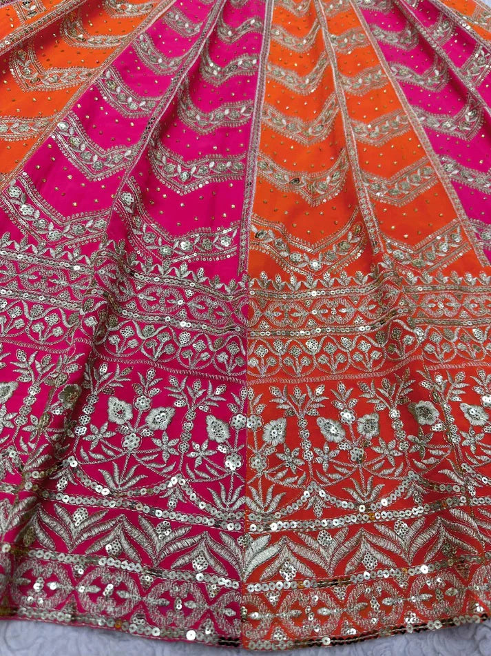 Designer Lehenga Choli With Georgette Sequence Work | Ready To Wear