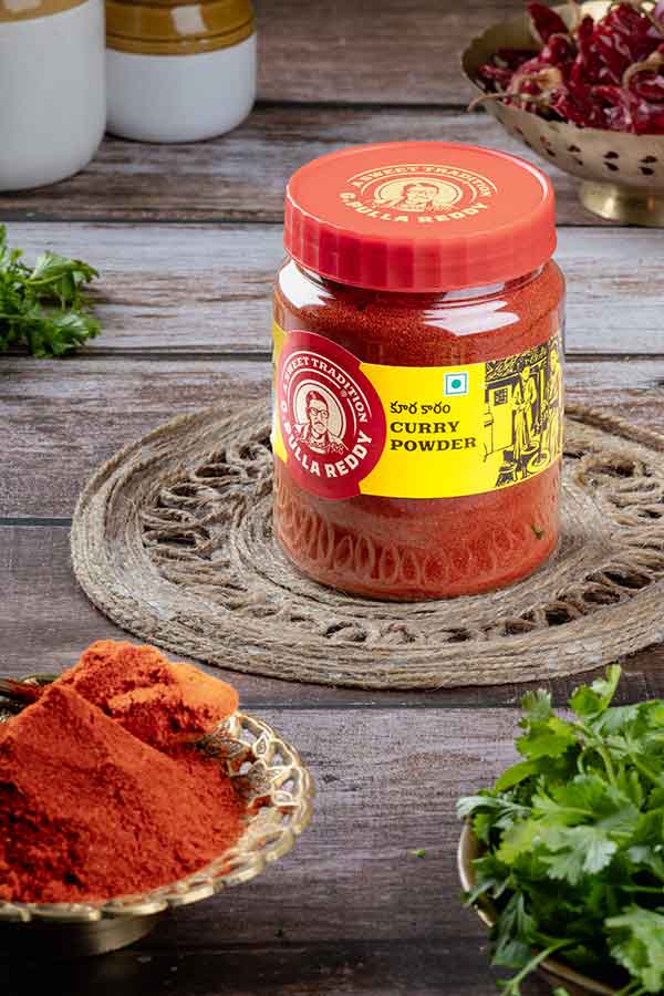 G Pulla Reddy Sweets Curry Powder Jar 250 gms - India shopping