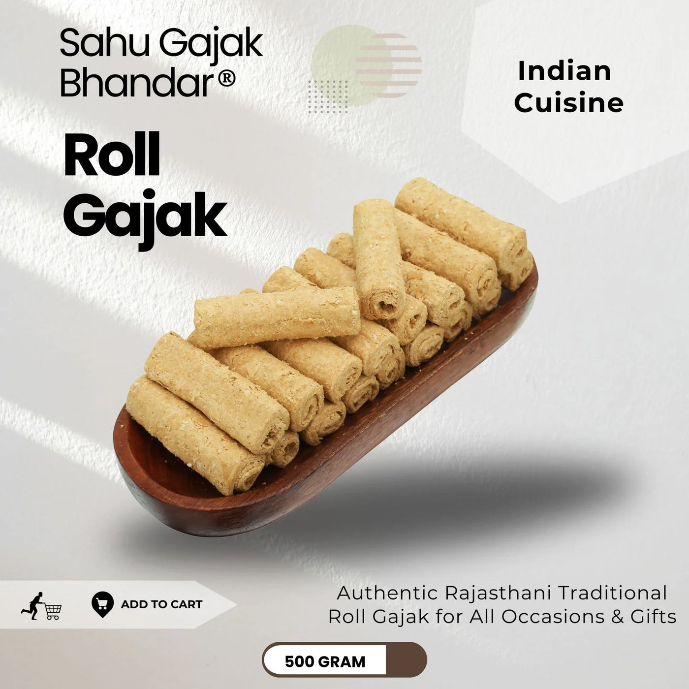 Sahu Gajak Gajak Roll 500 gms