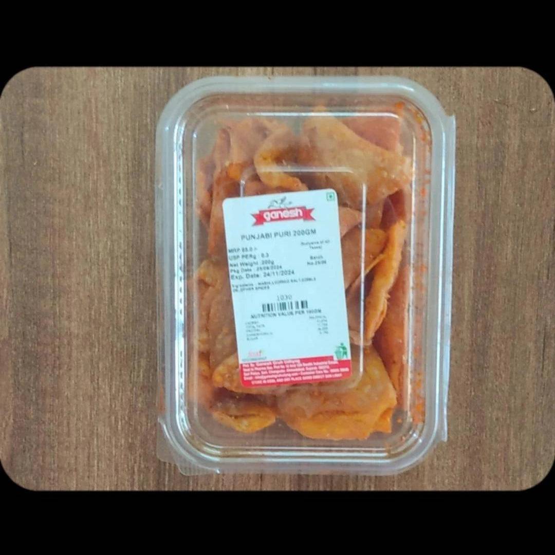 Ganesh Gruh Udyog Punjabi Puri - 200 gms - India shopping