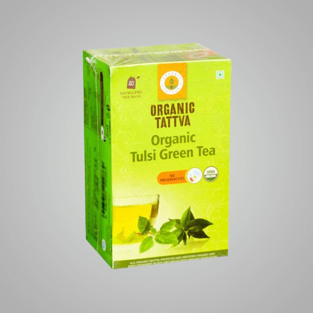 Ganesh Gruh Udyog Organic Tattva Tulsi Green Tea () - 250 gms - India shopping