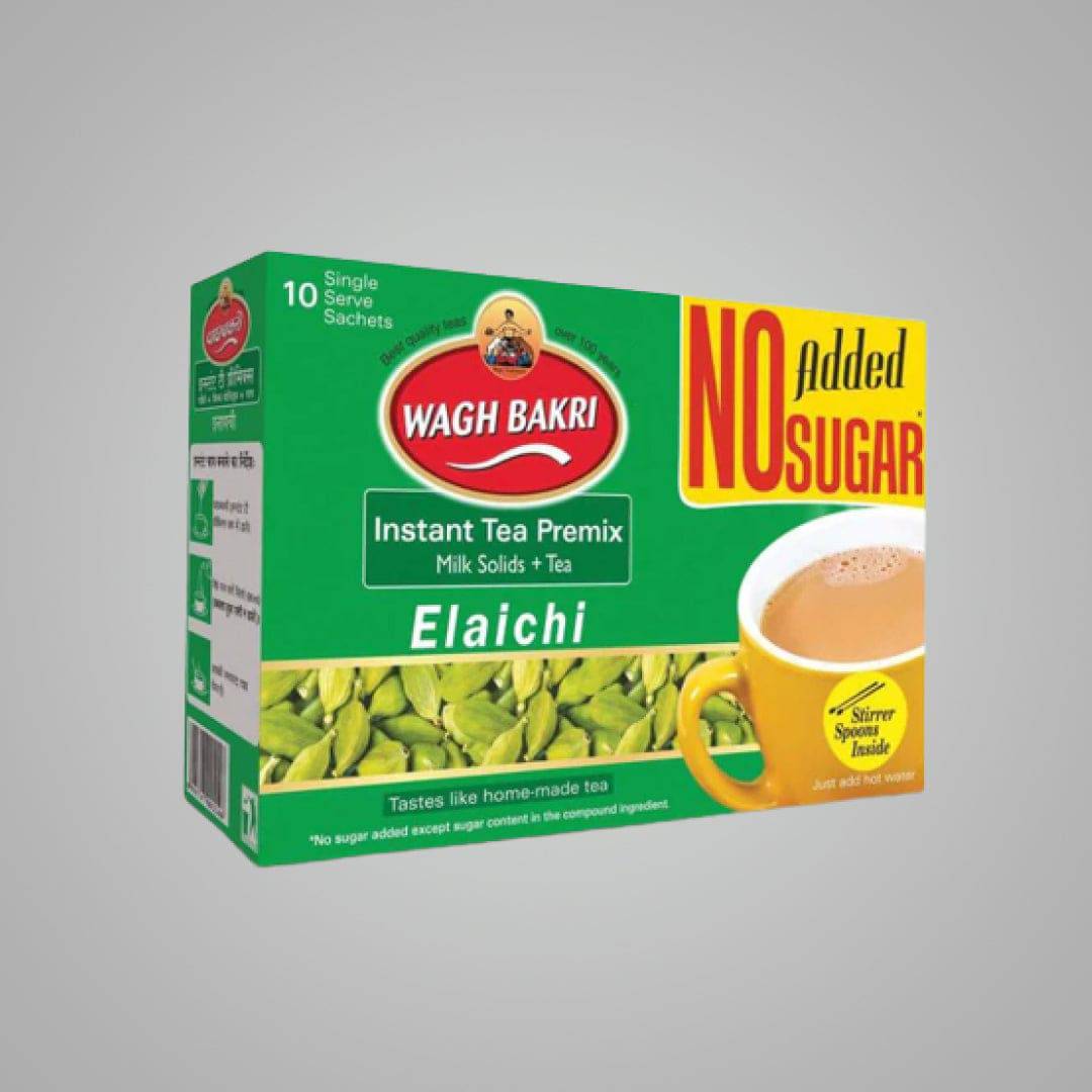 Wagh Bakri Instant Tea Elaichi - 140 gms - India shopping