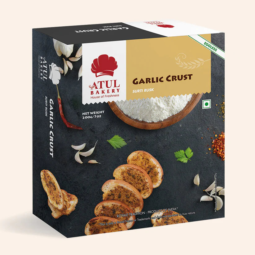 Atul Bakery Garlic Crust Toast | 200 gms