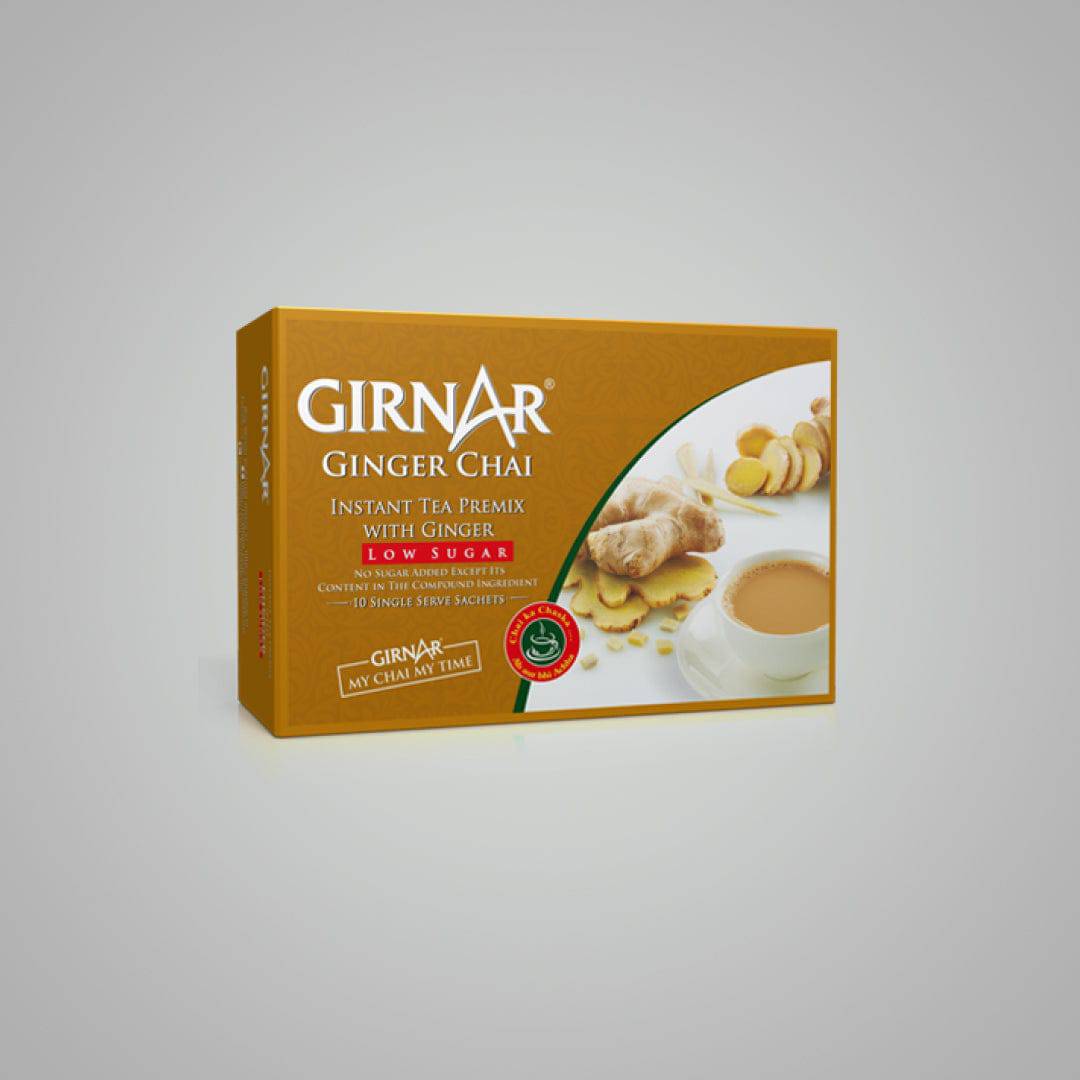 Girnar Premix Ginger Chai - 80 gms - India shopping