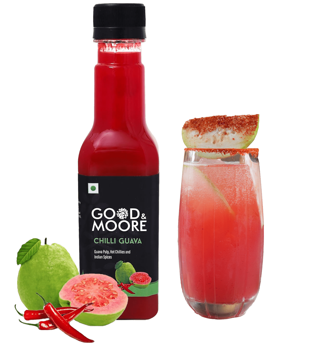 Good & Moore Chilli Guava Syrup |250 ML | 750 ML - India shopping