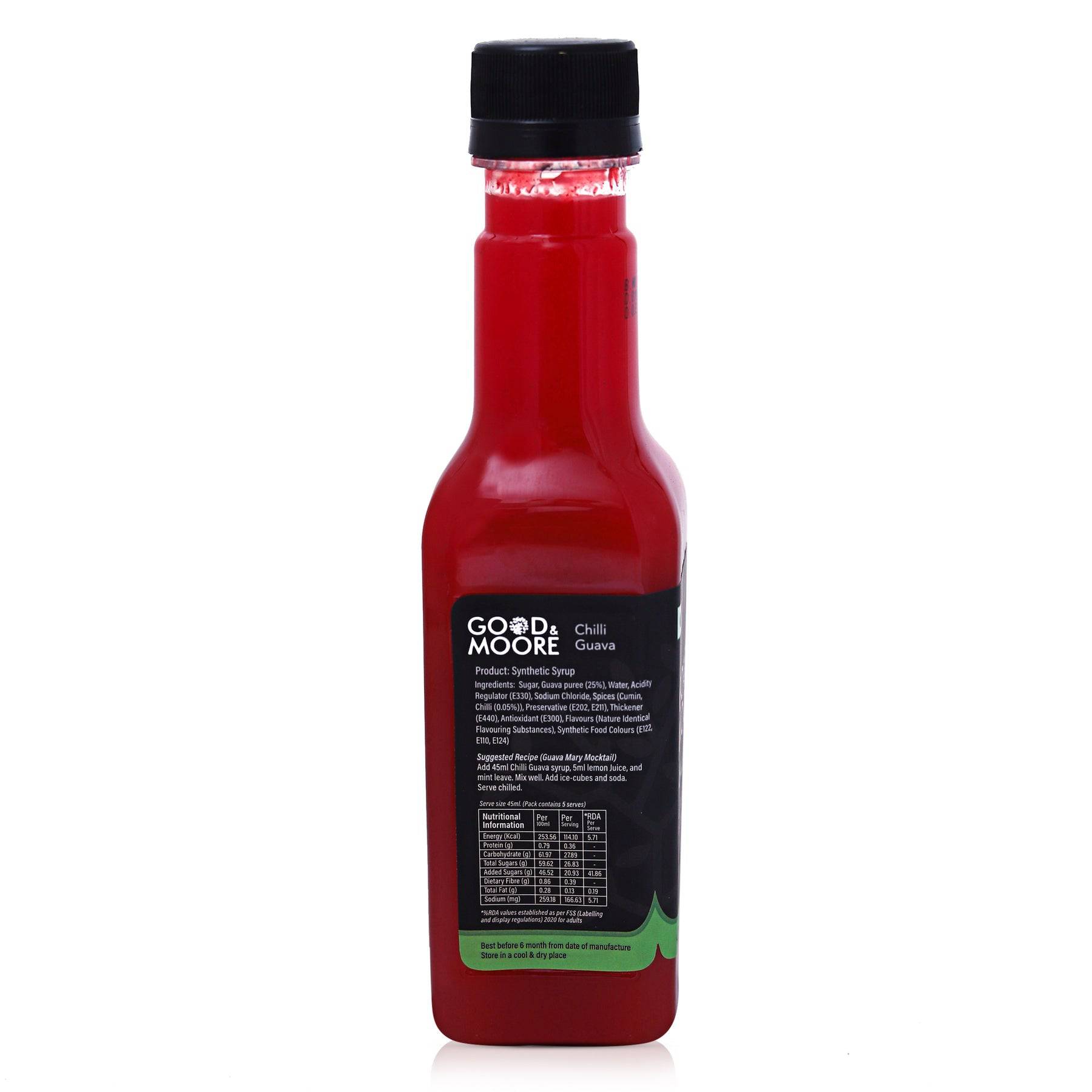 Good & Moore Chilli Guava Syrup |250 ML | 750 ML - India shopping