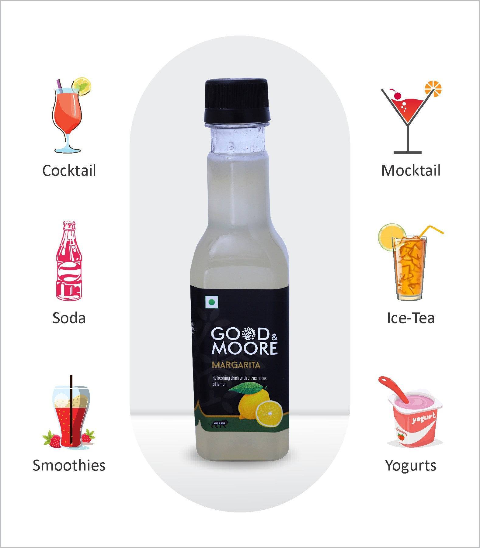 Good & Moore  Margarita Syrup | 250 ML | 750 ML - India shopping