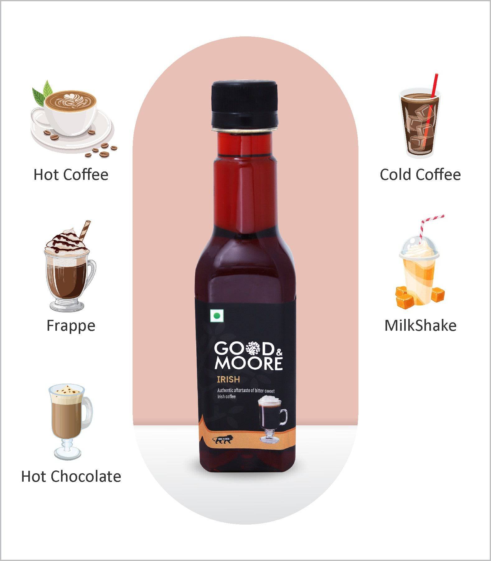 Good & Moore  Irish Syrup | 250 ML | 750 ML - India shopping