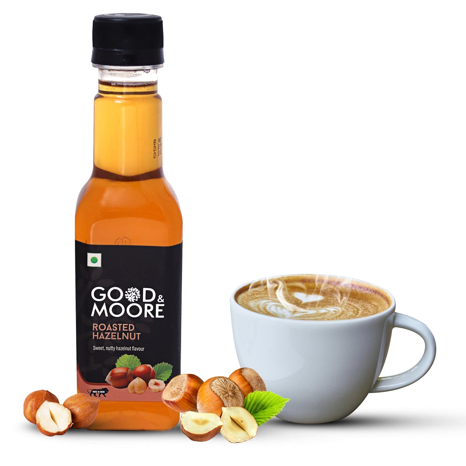 Good & Moore  Roasted Hazelnut Syrup | 250 ML | 750 ML - India shopping