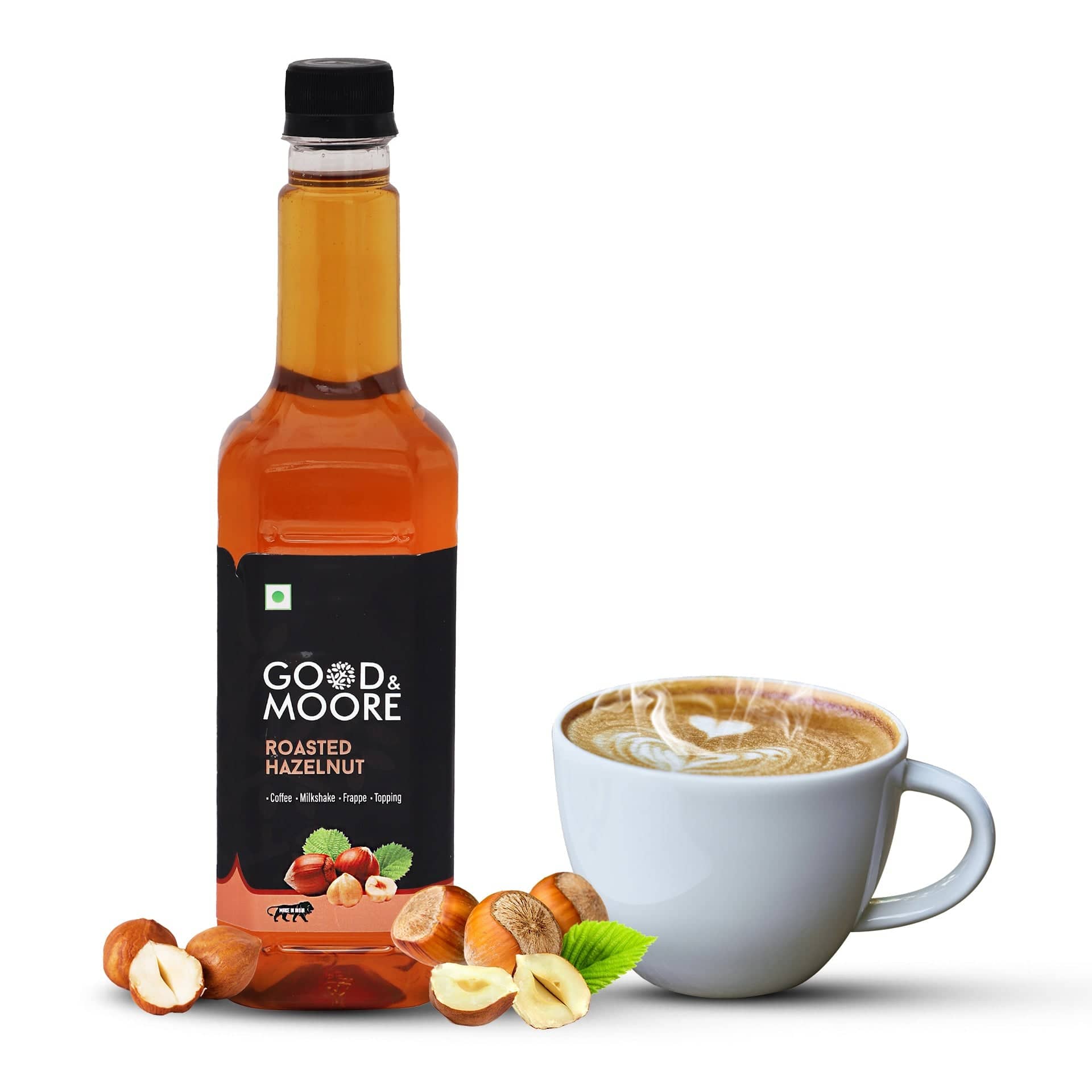 Good & Moore  Roasted Hazelnut Syrup | 250 ML | 750 ML - India shopping