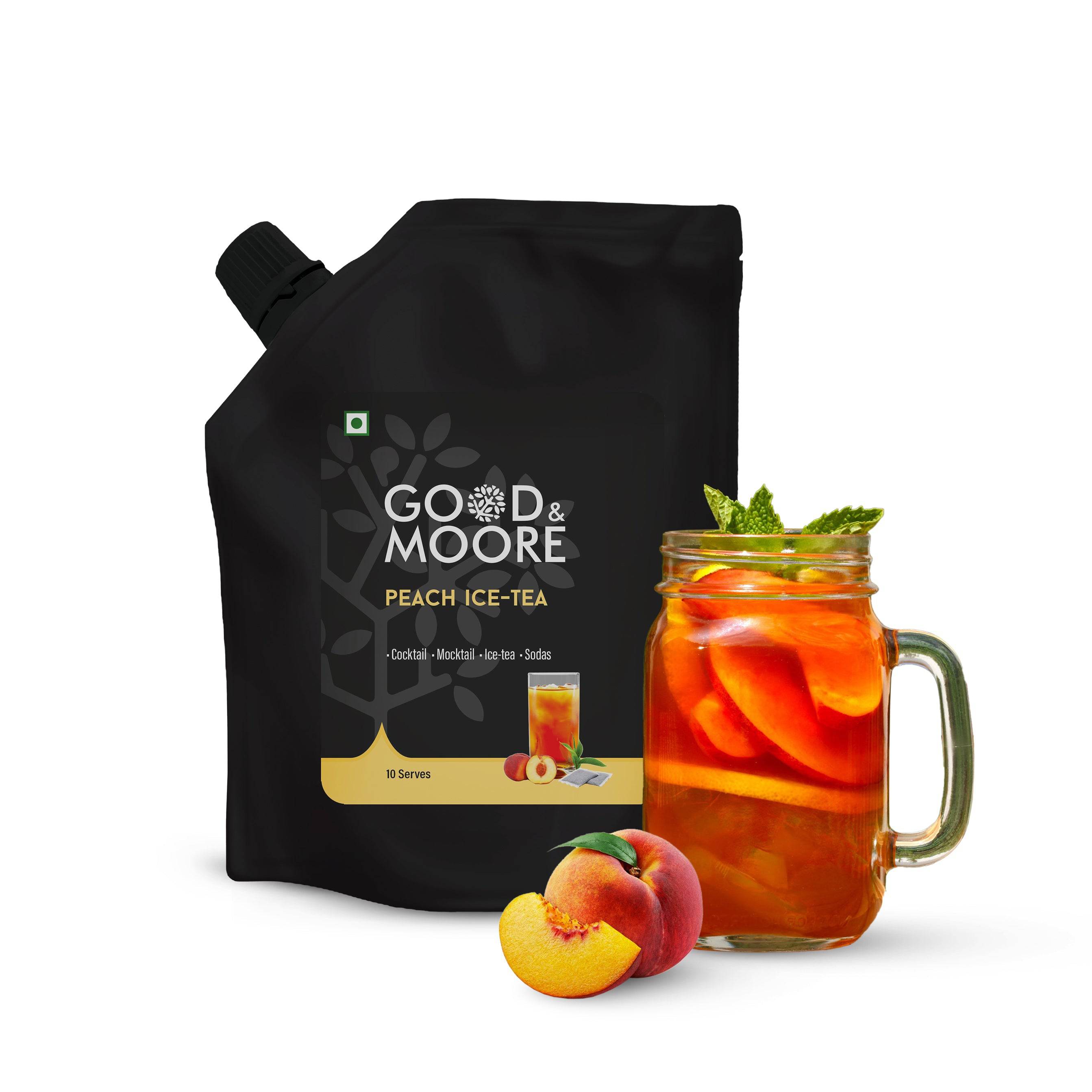 Good & Moore  Peach Ice Tea | 200 ML - India shopping