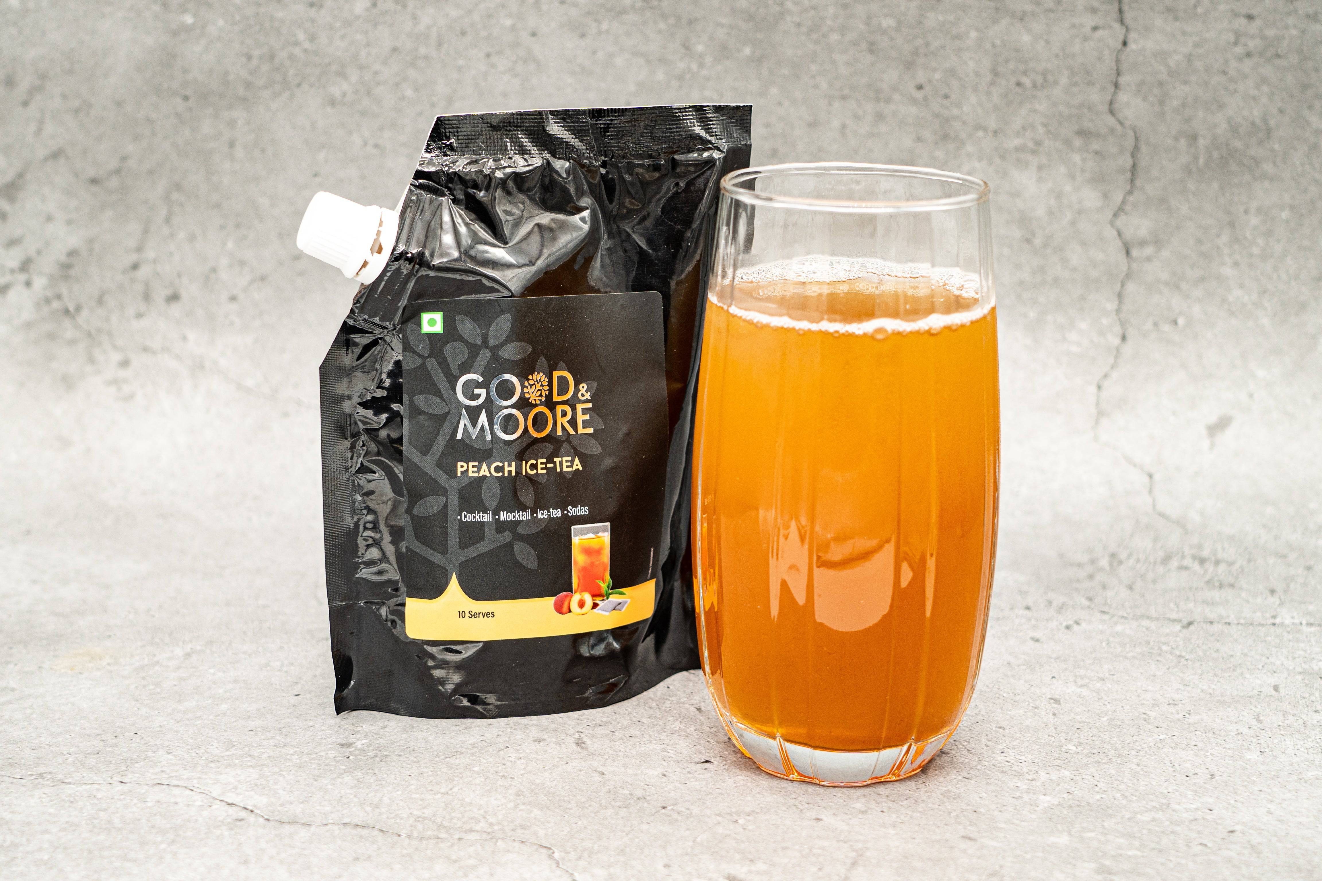 Good & Moore  Peach Ice Tea | 200 ML - India shopping